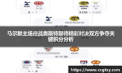 马尔默主场迎战奥斯特期待精彩对决双方争夺关键积分分析